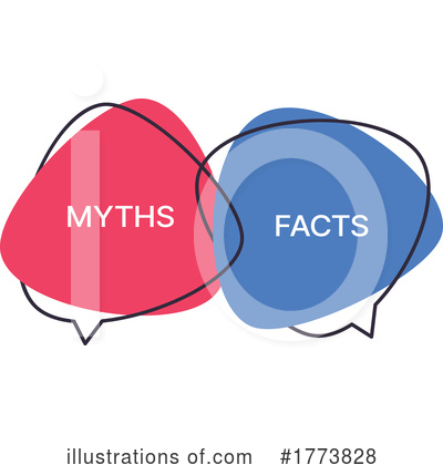 Myths Vs Facts Clipart #1773828 by Vector Tradition SM