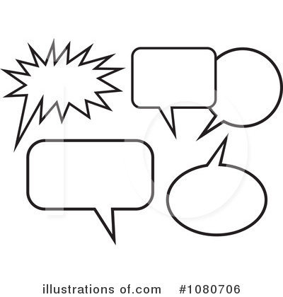 Royalty-Free (RF) Speech Bubble Clipart Illustration by Prawny - Stock Sample #1080706