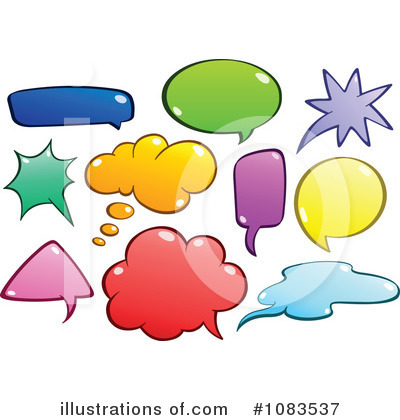 Royalty-Free (RF) Speech Bubbles Clipart Illustration by yayayoyo - Stock Sample #1083537