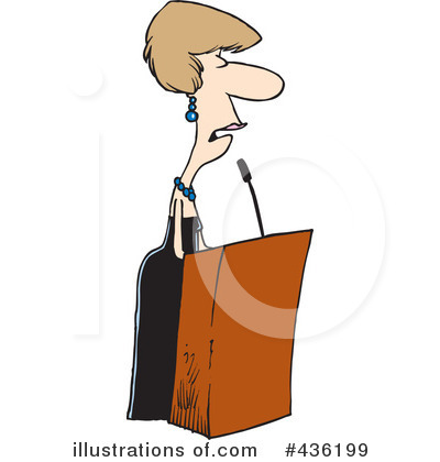 Royalty-Free (RF) Speech Clipart Illustration by toonaday - Stock Sample #436199