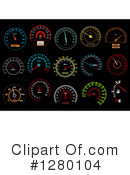 Speedometer Clipart #1280104 by Vector Tradition SM