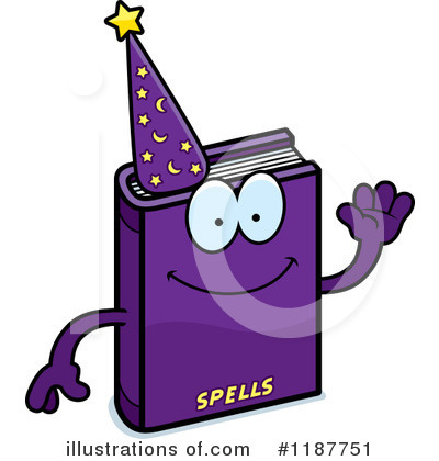 Spell Book Clipart #1187751 by Cory Thoman