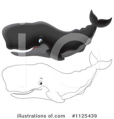 Royalty-Free (RF) Sperm Whale Clipart Illustration by Alex Bannykh - Stock Sample #1125439