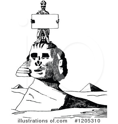 Sphinx Clipart #1205310 by Prawny Vintage