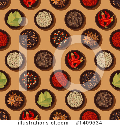 Royalty-Free (RF) Spices Clipart Illustration by Vector Tradition SM - Stock Sample #1409534