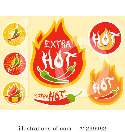 Hot Pepper Clipart #1299992 by BNP Design Studio