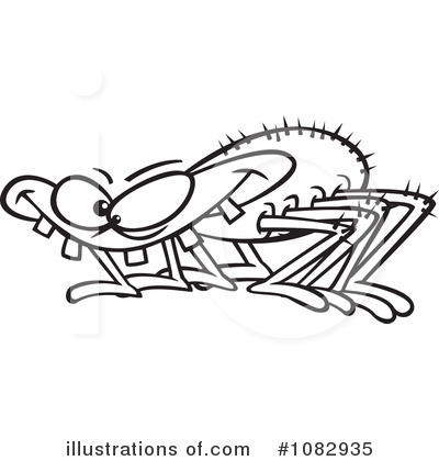 Royalty-Free (RF) Spider Clipart Illustration by toonaday - Stock Sample #1082935