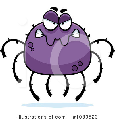 Royalty-Free (RF) Spider Clipart Illustration by Cory Thoman - Stock Sample #1089523