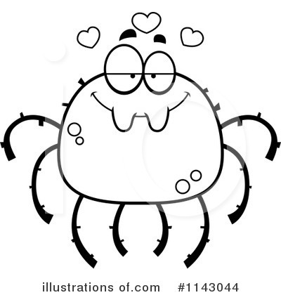 Royalty-Free (RF) Spider Clipart Illustration by Cory Thoman - Stock Sample #1143044