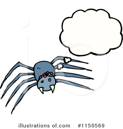 Royalty-Free (RF) Spider Clipart Illustration by lineartestpilot - Stock Sample #1150569