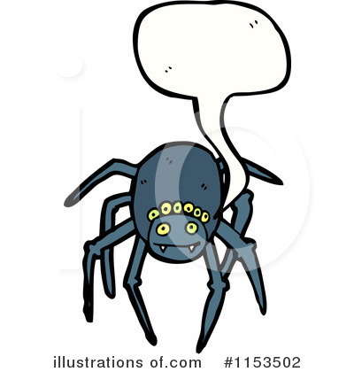 Royalty-Free (RF) Spider Clipart Illustration by lineartestpilot - Stock Sample #1153502