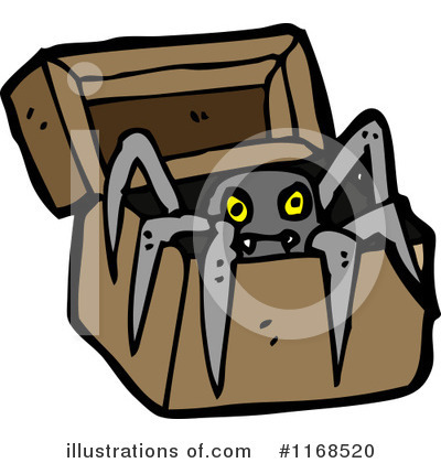 Royalty-Free (RF) Spider Clipart Illustration by lineartestpilot - Stock Sample #1168520