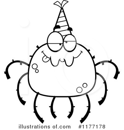 Royalty-Free (RF) Spider Clipart Illustration by Cory Thoman - Stock Sample #1177178