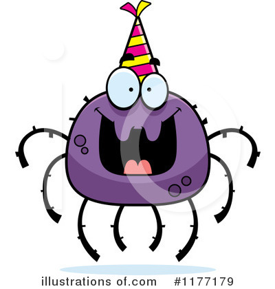 Royalty-Free (RF) Spider Clipart Illustration by Cory Thoman - Stock Sample #1177179