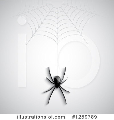 Royalty-Free (RF) Spider Clipart Illustration by KJ Pargeter - Stock Sample #1259789