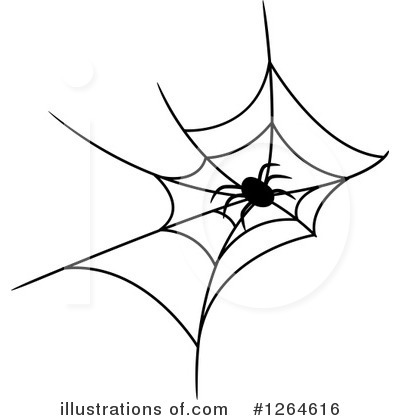 Royalty-Free (RF) Spider Clipart Illustration by Vector Tradition SM - Stock Sample #1264616