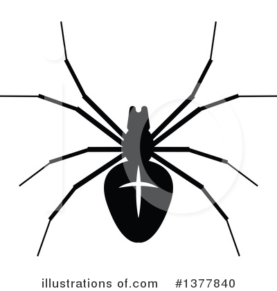 Royalty-Free (RF) Spider Clipart Illustration by Vector Tradition SM - Stock Sample #1377840