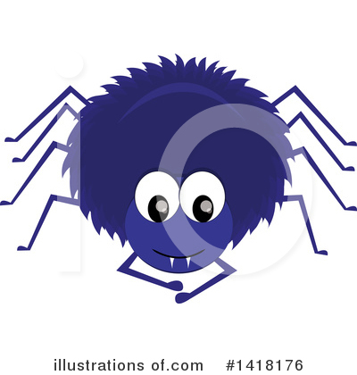 Spider Clipart #1418176 by Pams Clipart