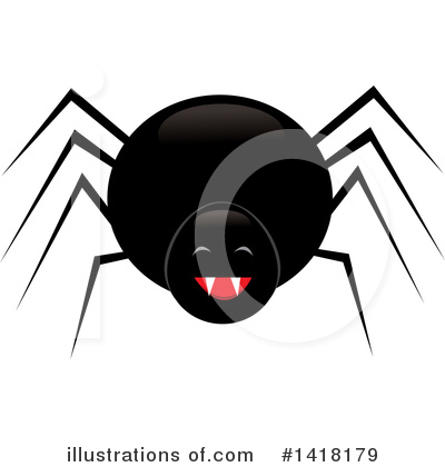 Black Widow Clipart #1418179 by Pams Clipart