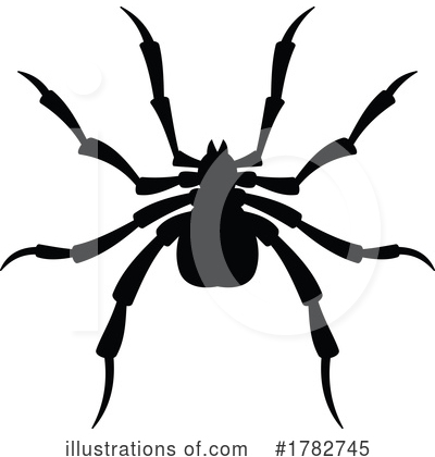 Royalty-Free (RF) Spider Clipart Illustration by Any Vector - Stock Sample #1782745