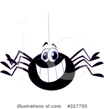 Royalty-Free (RF) Spider Clipart Illustration by yayayoyo - Stock Sample #227755