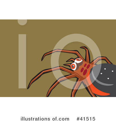 Royalty-Free (RF) Spider Clipart Illustration by Prawny - Stock Sample #41515