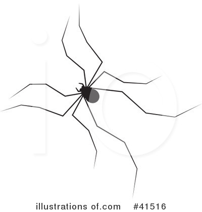 Royalty-Free (RF) Spider Clipart Illustration by Prawny - Stock Sample #41516