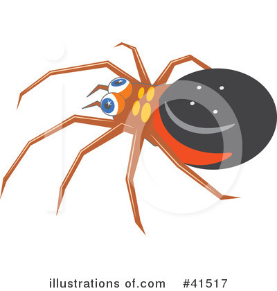 Royalty-Free (RF) Spider Clipart Illustration by Prawny - Stock Sample #41517