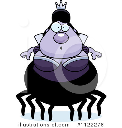Royalty-Free (RF) Spider Queen Clipart Illustration by Cory Thoman - Stock Sample #1122278