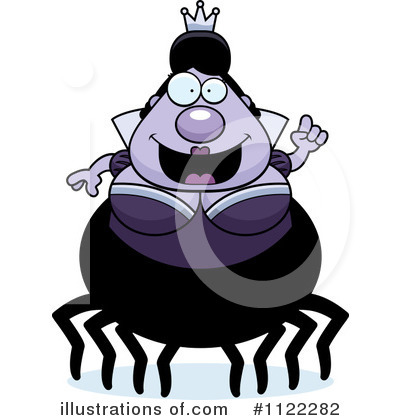 Royalty-Free (RF) Spider Queen Clipart Illustration by Cory Thoman - Stock Sample #1122282