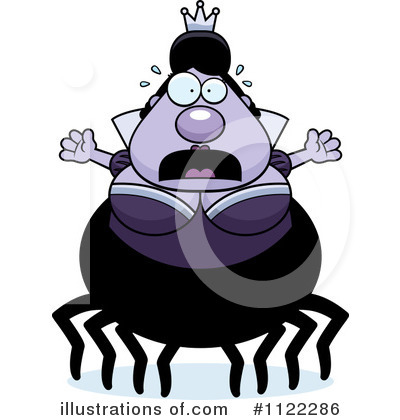 Royalty-Free (RF) Spider Queen Clipart Illustration by Cory Thoman - Stock Sample #1122286