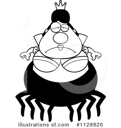 Royalty-Free (RF) Spider Queen Clipart Illustration by Cory Thoman - Stock Sample #1128820