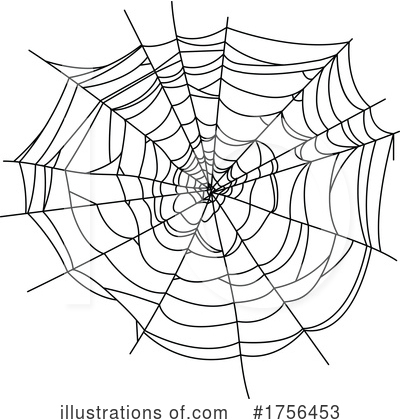 Royalty-Free (RF) Spider Web Clipart Illustration by Vector Tradition SM - Stock Sample #1756453