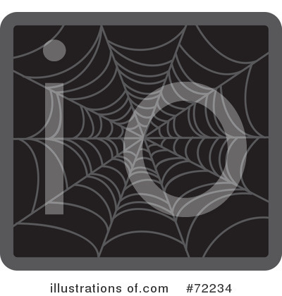 Royalty-Free (RF) Spider Web Clipart Illustration by Rosie Piter - Stock Sample #72234