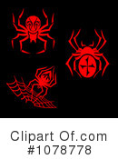 Spiders Clipart #1078778 by Vector Tradition SM
