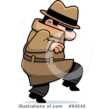 Royalty-Free (RF) Spies Clipart Illustration by Cory Thoman - Stock Sample #94545