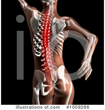 Royalty-Free (RF) Spine Clipart Illustration by KJ Pargeter - Stock Sample #1059266