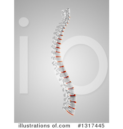 Royalty-Free (RF) Spine Clipart Illustration by KJ Pargeter - Stock Sample #1317445