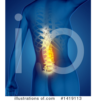 Royalty-Free (RF) Spine Clipart Illustration by KJ Pargeter - Stock Sample #1419113