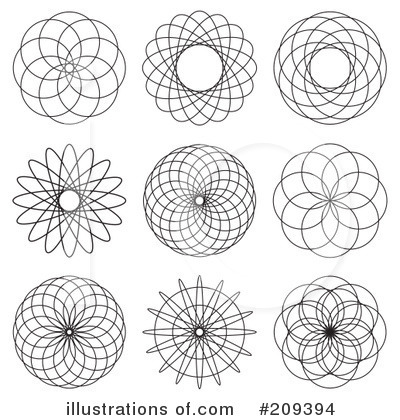 Royalty-Free (RF) Spirals Clipart Illustration by michaeltravers - Stock Sample #209394