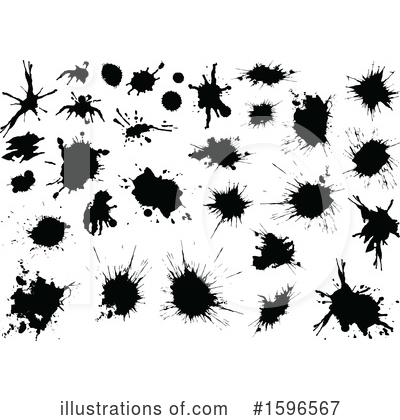 Splatters Clipart #1596567 by dero