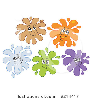 Royalty-Free (RF) Splatter Clipart Illustration by visekart - Stock Sample #214417