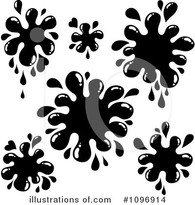 Royalty-Free (RF) Splatters Clipart Illustration by visekart - Stock Sample #1096914