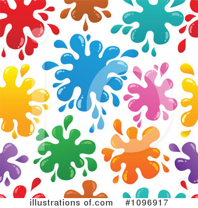 Royalty-Free (RF) Splatters Clipart Illustration by visekart - Stock Sample #1096917