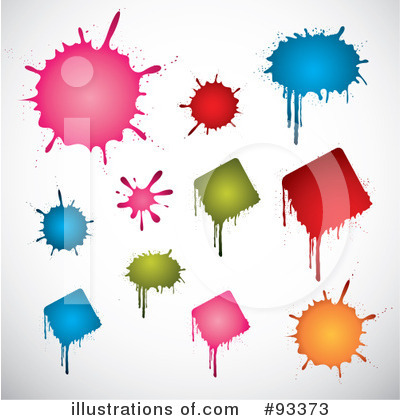Splatters Clipart #93373 by TA Images
