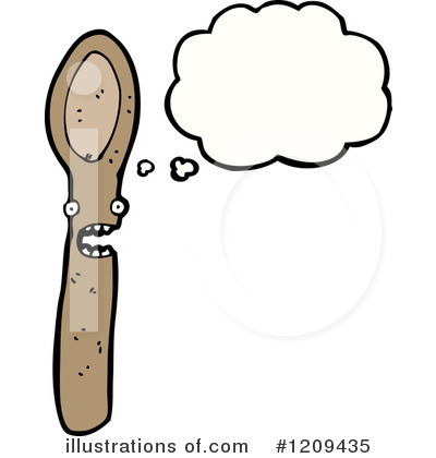 Royalty-Free (RF) Spoon Clipart Illustration by lineartestpilot - Stock Sample #1209435