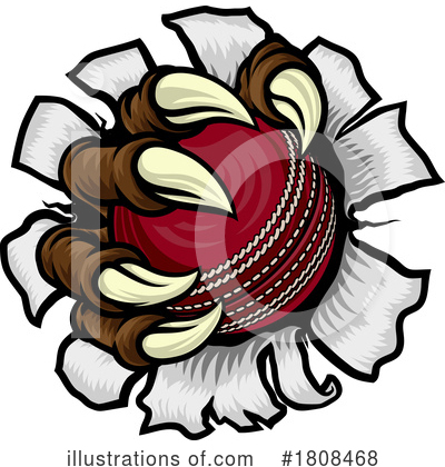 Cricket Ball Clipart #1808468 by AtStockIllustration