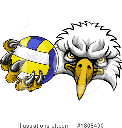 Volleyball Clipart #1808490 by AtStockIllustration