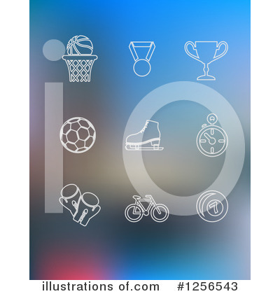 Royalty-Free (RF) Sports Clipart Illustration by Vector Tradition SM - Stock Sample #1256543