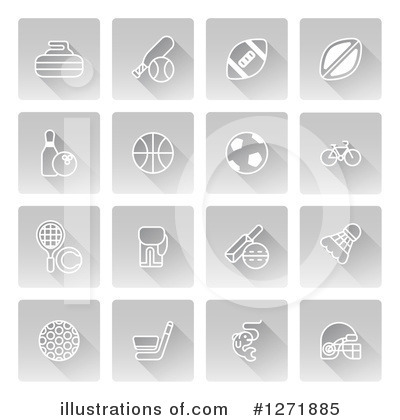 Badminton Clipart #1271885 by AtStockIllustration